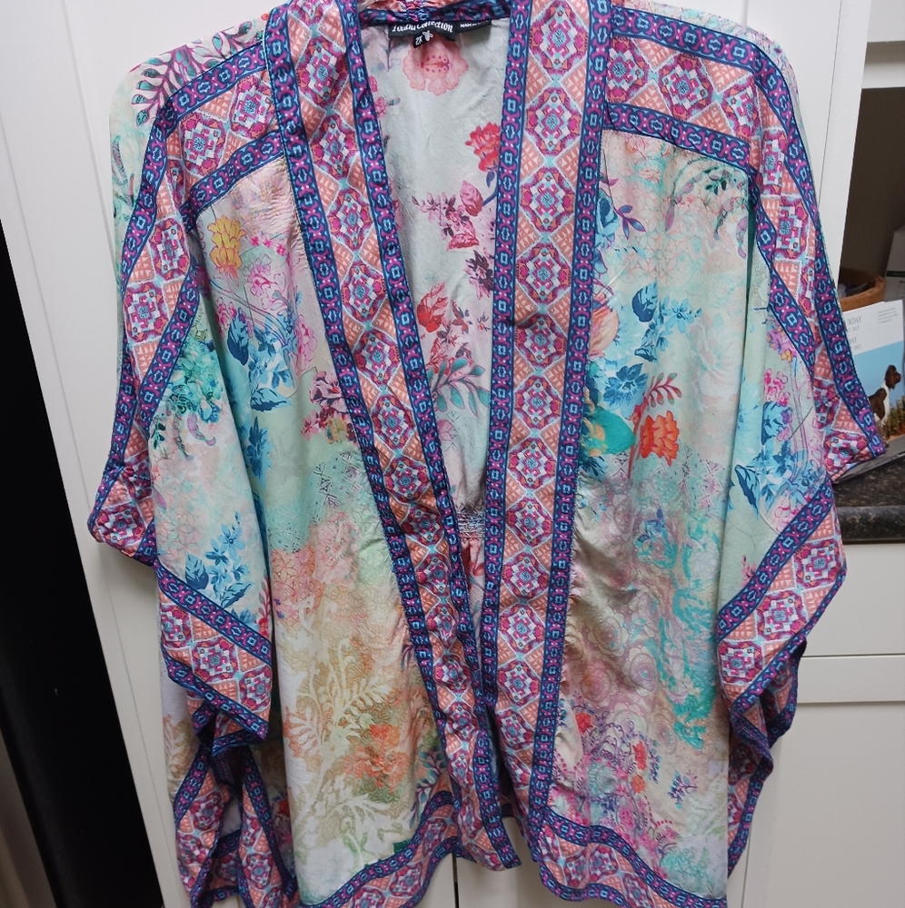 Tolani scarf top size 2x